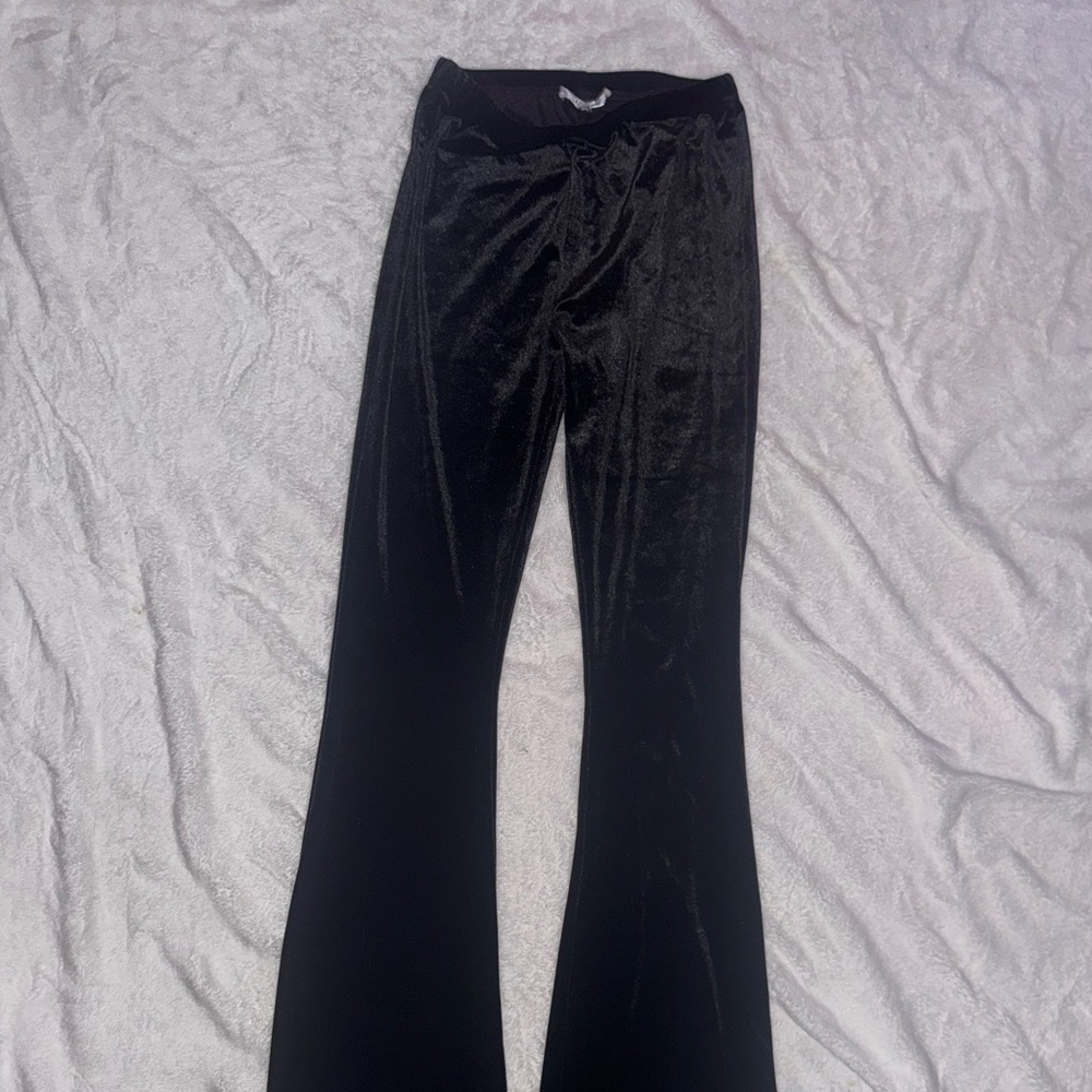 WYLDR Black Velvet Trousers